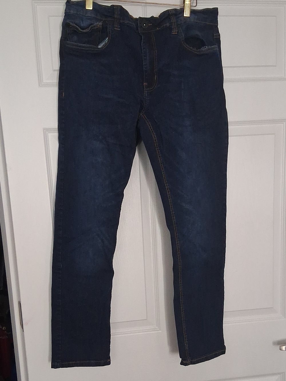 Ecko Unlimited Dark Blue Slim Straight Jeans